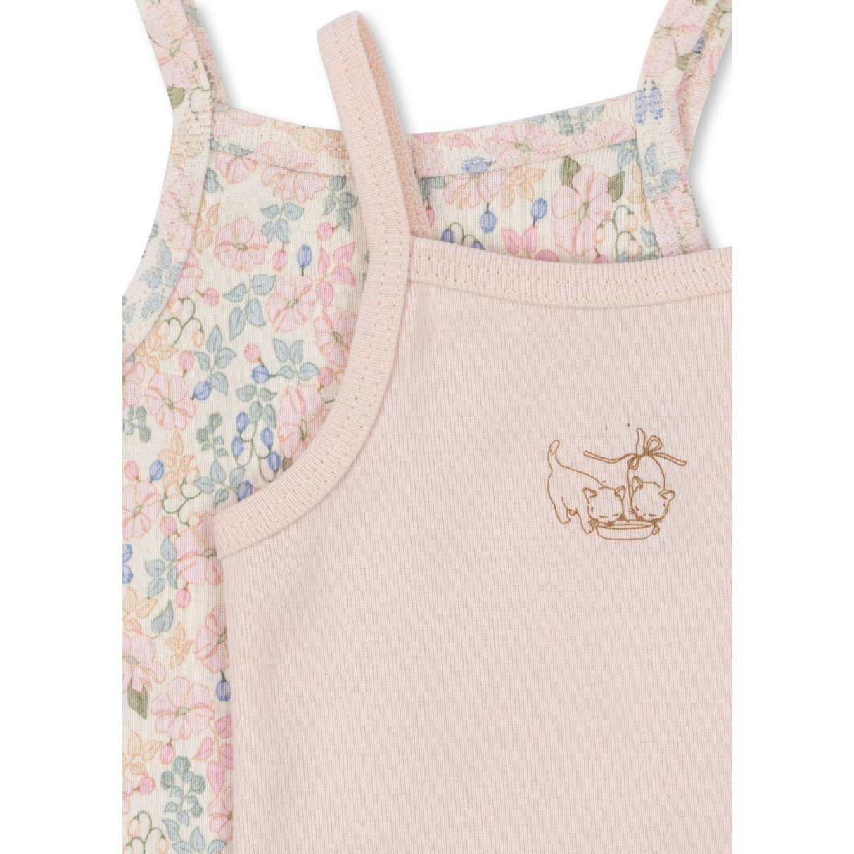 Konges Sløjd Prato Fiori Aop/Creole Pink Fanga Fio 2 Pack Rem Body Ocs