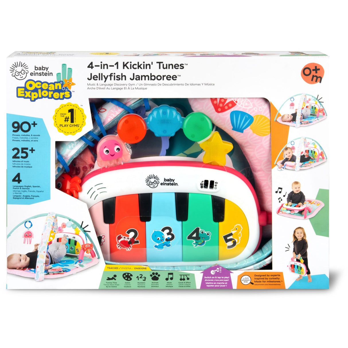 Baby Einstein 4-in-1 Kickin’ Tunes™ Jellyfish Jamboree™ Musik & Language Discovery Gym