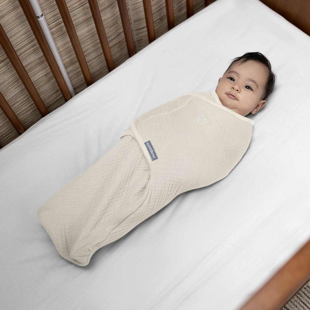 Ingenuity SwaddleMe™ Muslin Original Muslinfilt - Cream
