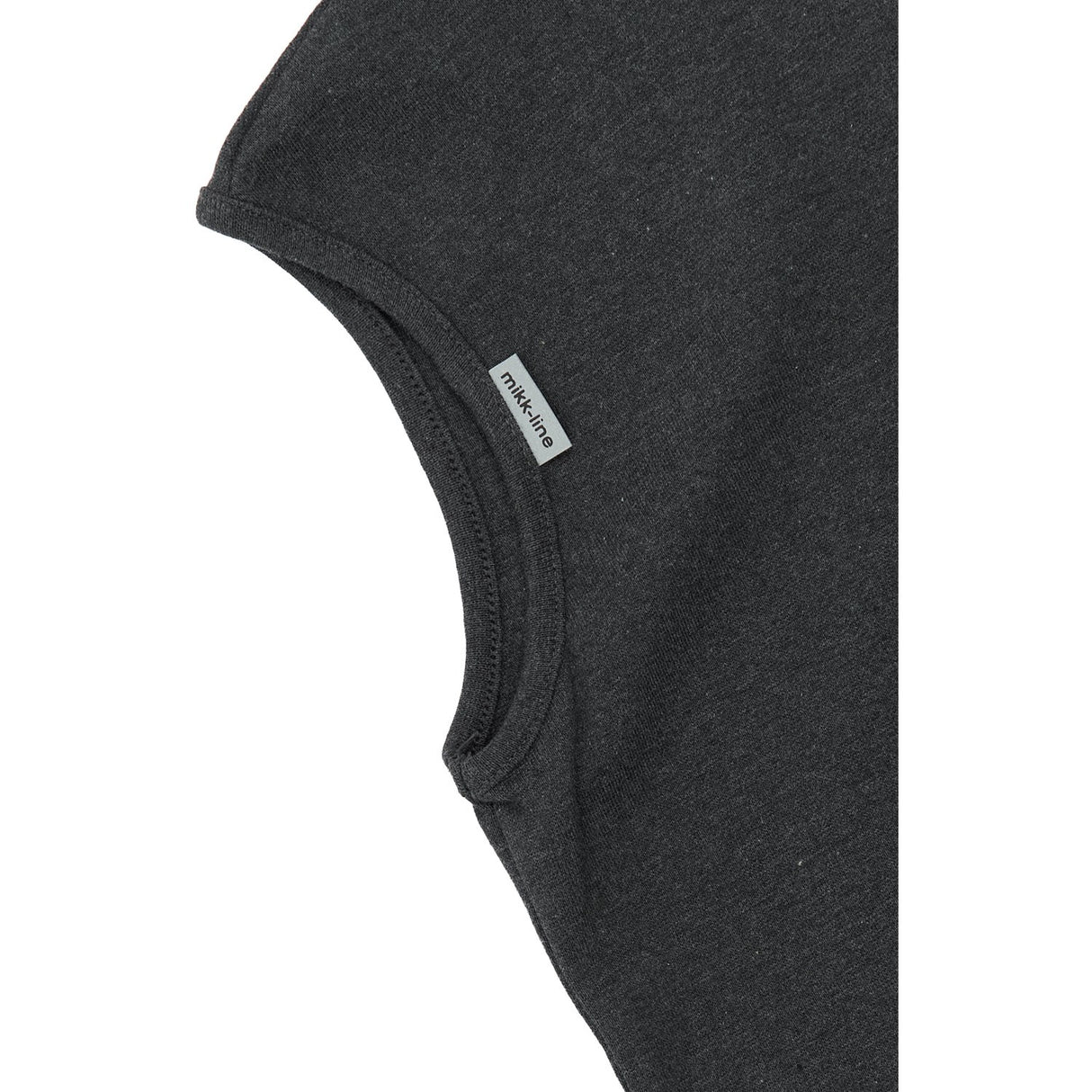 Mikk-Line Dark Grey Melange Bomull Fullface