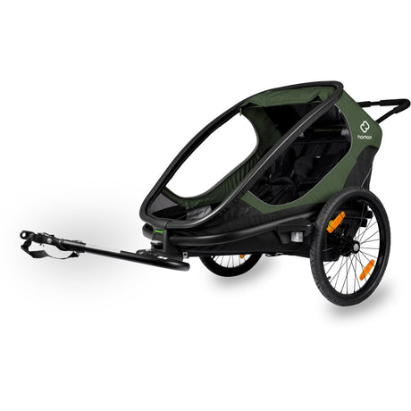 Hamax Green/Black Outback Bicycle Trailer Dubbel