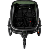 Hamax Green/Black Outback Bicycle Trailer Dubbel