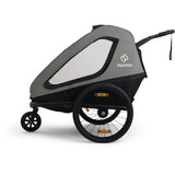 Hamax Khaki Green/Black Traveller Bicycle Trailer Dubbel