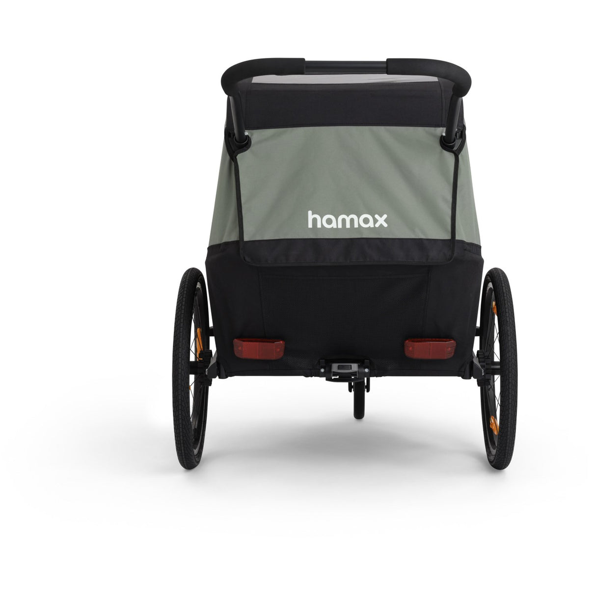 Hamax Khaki Green/Black Traveller Bicycle Trailer Dubbel