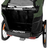 Hamax Green/Black Outback Bicycle Trailer Dubbel