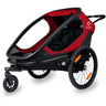 Hamax Red/Black Outback Bicycle Trailer Dubbel