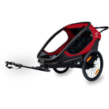 Hamax Red/Black Outback Bicycle Trailer Dubbel
