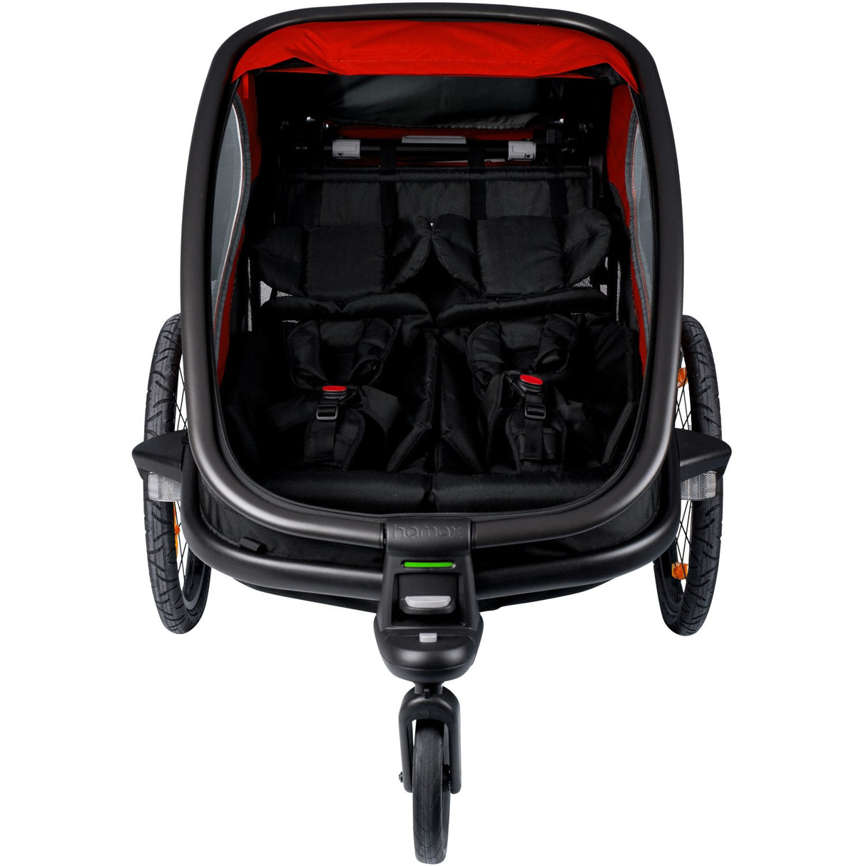 Hamax Red/Black Outback Bicycle Trailer Dubbel