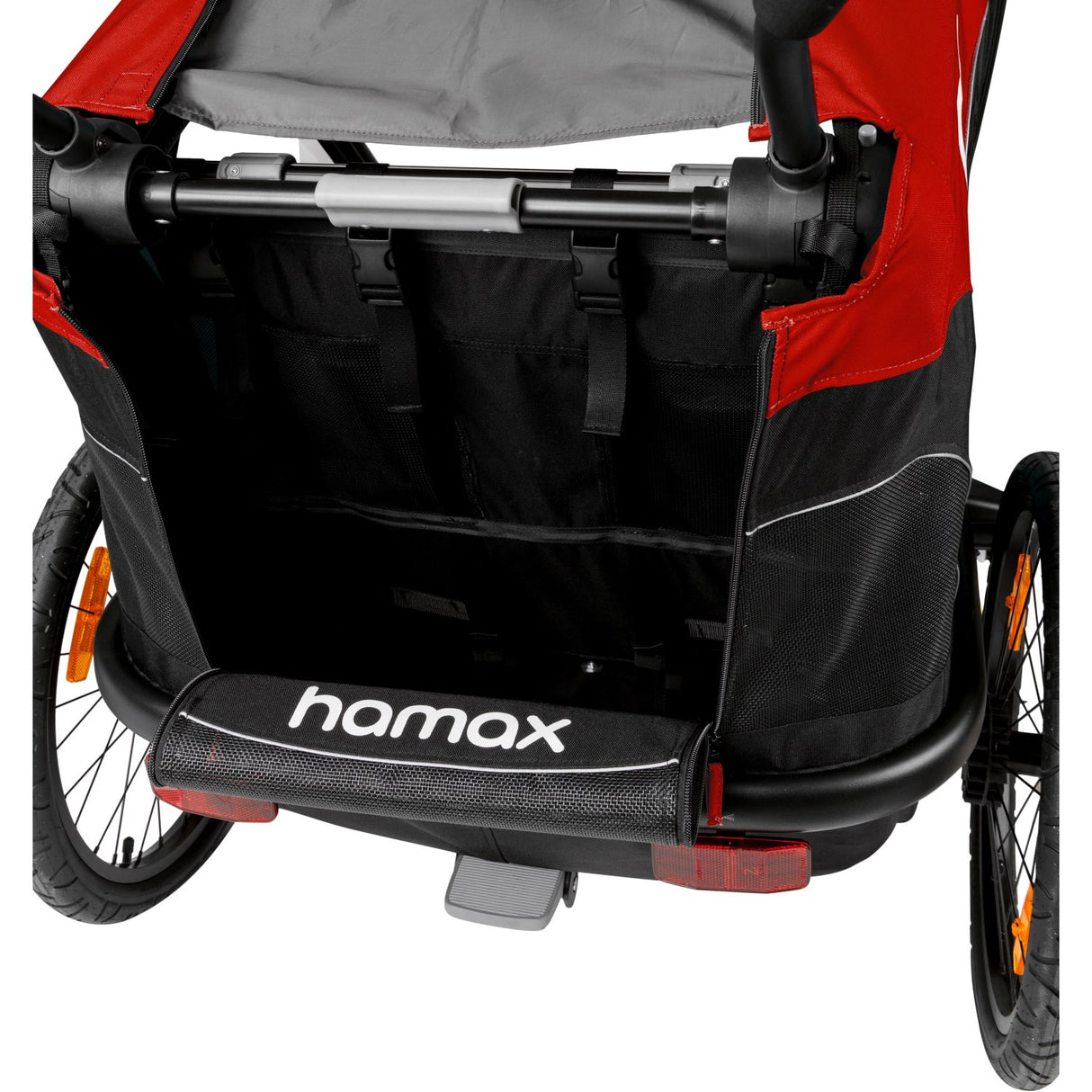 Hamax Red/Black Outback Bicycle Trailer Dubbel