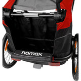 Hamax Red/Black Outback Bicycle Trailer Dubbel