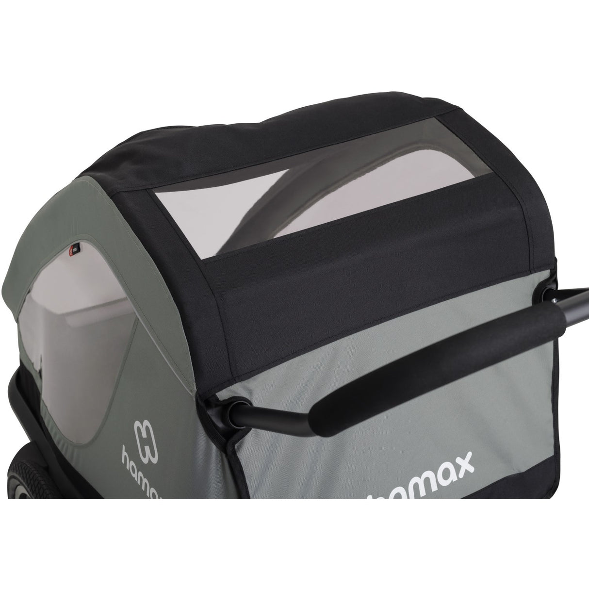 Hamax Khaki Green/Black Traveller Bicycle Trailer Dubbel