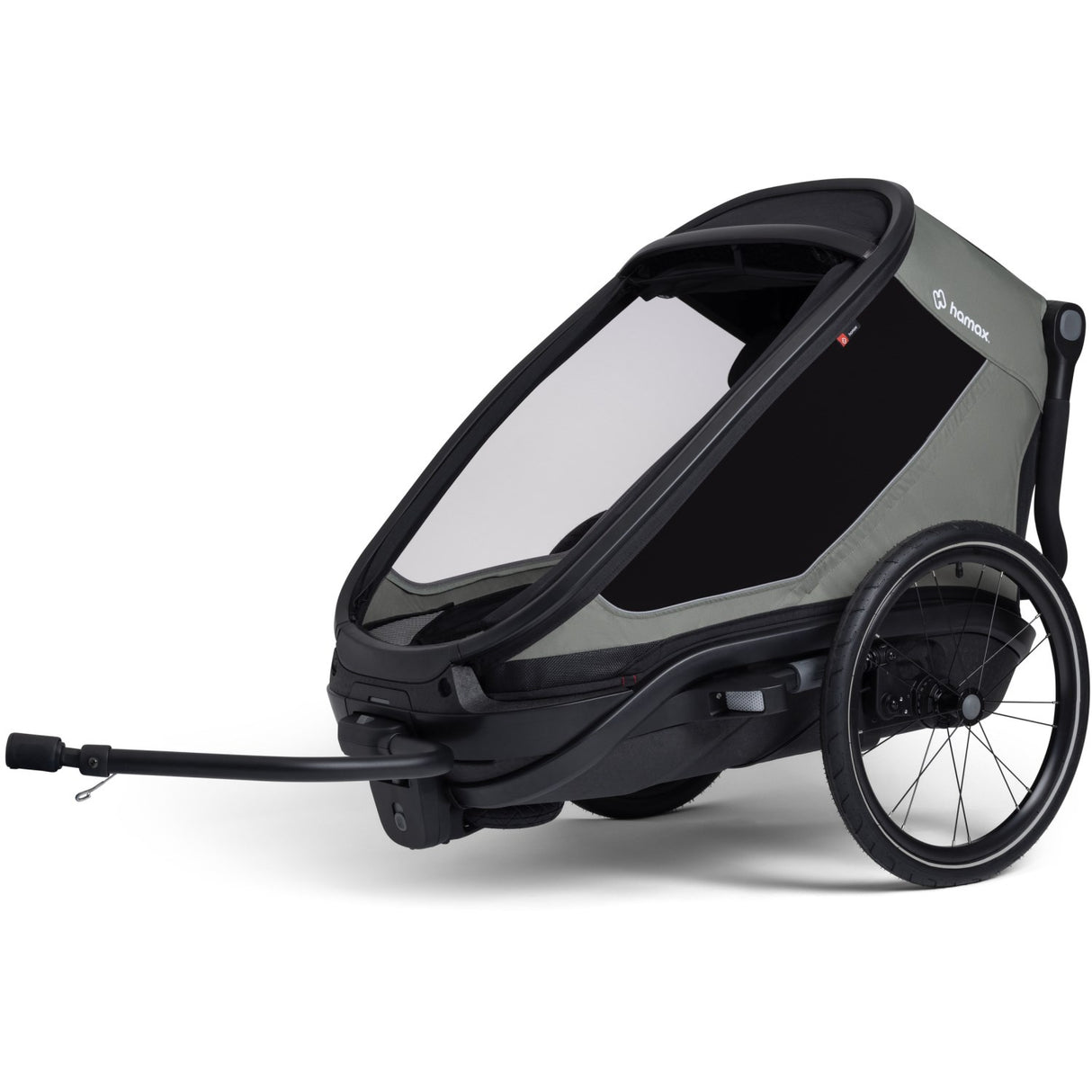 Hamax Green/Black Outback Next Enkelt Bicycle Trailer Enkelt