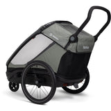Hamax Green/Black Outback Next Bicycle Trailer Dubbel