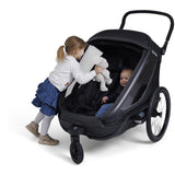Hamax Black Outback Next Bicycle Trailer Dubbel