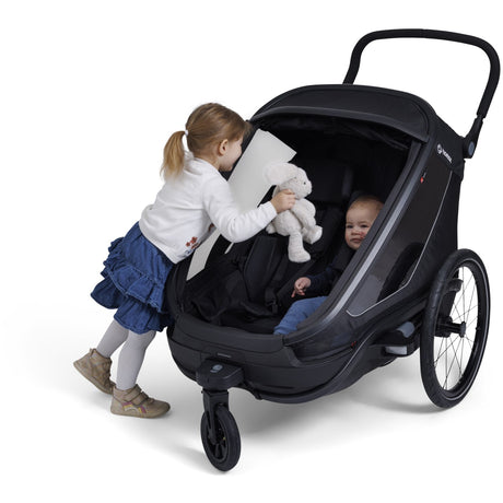 Hamax Black Outback Next Bicycle Trailer Dubbel