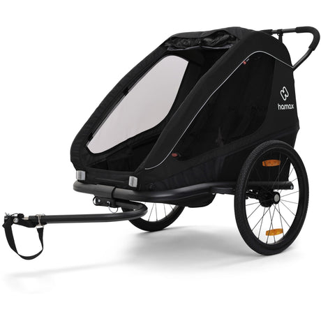Hamax Black Traveller Bicycle Trailer Dubbel