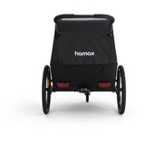 Hamax Black Traveller Bicycle Trailer Dubbel