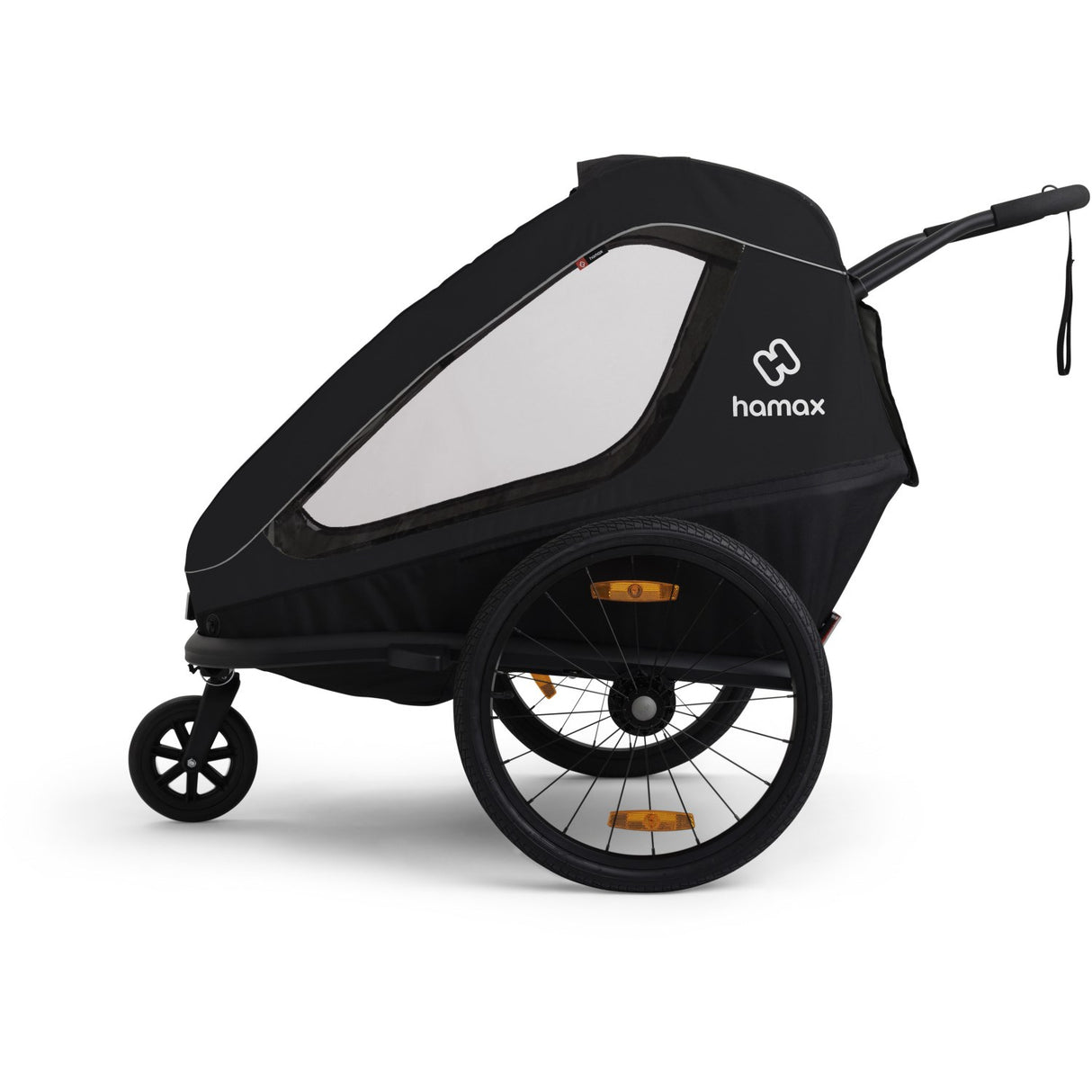 Hamax Black Traveller Bicycle Trailer Dubbel