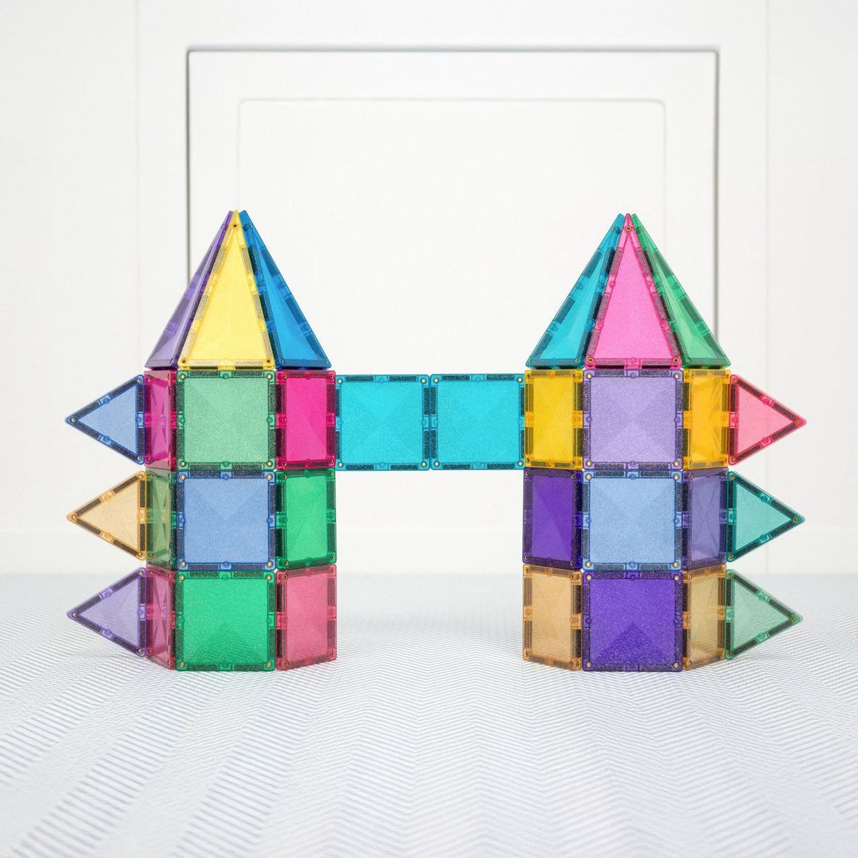 Connetix Multicolour Glitter Castle Pack