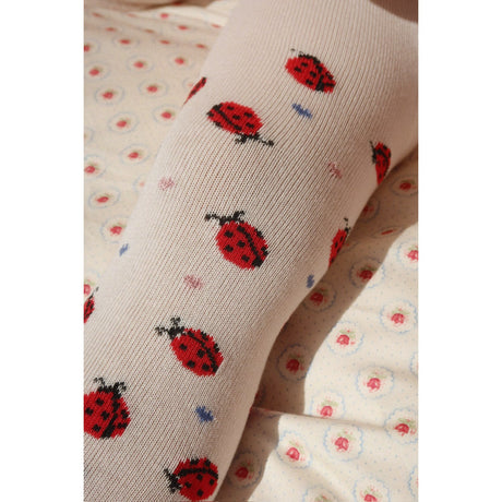 Konges Sløjd Ladybug 2 Pack Ladybug Jacquard Strumpbyxar