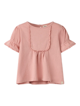 Lil'Atelier Rose Tan Nmfhalina Ss Topp Lil