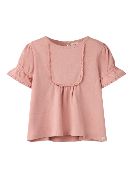 Lil'Atelier Rose Tan Nmfhalina Ss Topp Lil