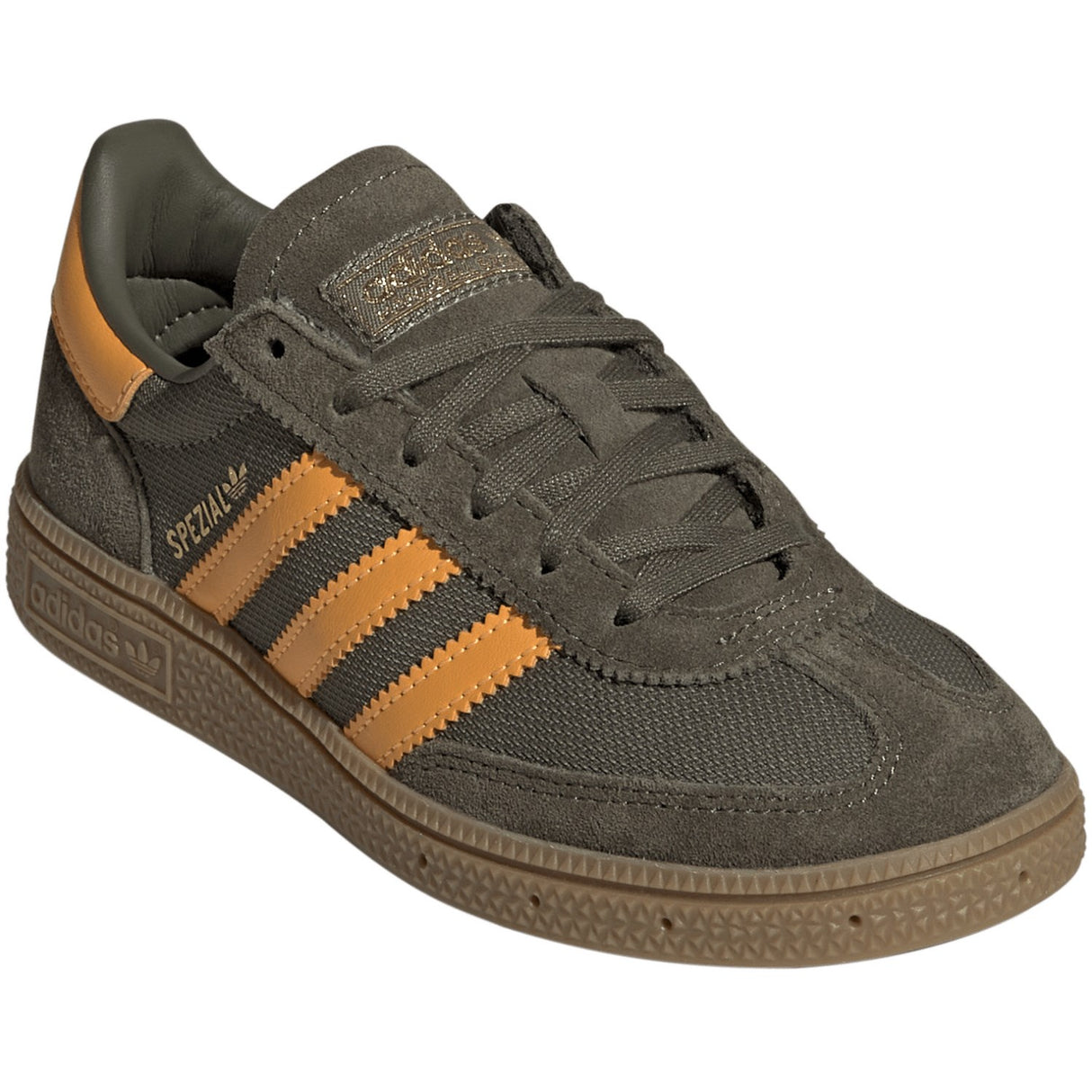 adidas Originals Olive Strata/Pure Tangerine/Gum4 Handball Spezial C Sneakers