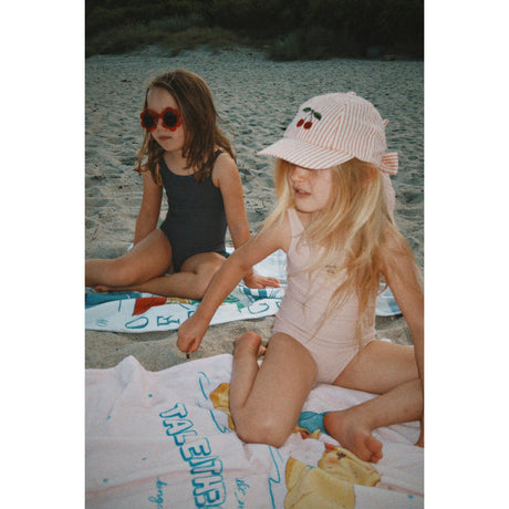 Konges Sløjd Amour Stripe Ellie Rosett Keps Gots