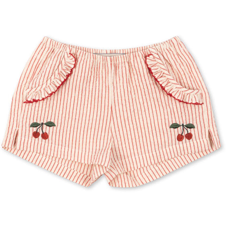 Konges Sløjd Amour Stripe Ellie Frill Shorts Gots