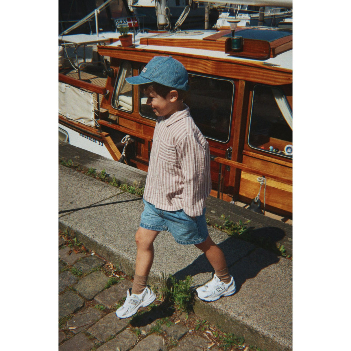 Konges Sløjd Denim Blue Magot Denim Shorts Gots