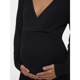Mama;licious Black Mltrinity Tess Abk Ls Jrs Klänning 2F