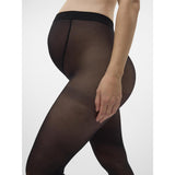 Mama;licious Black Mlnora Microfibre Strumpbyxar 20Den 2-P