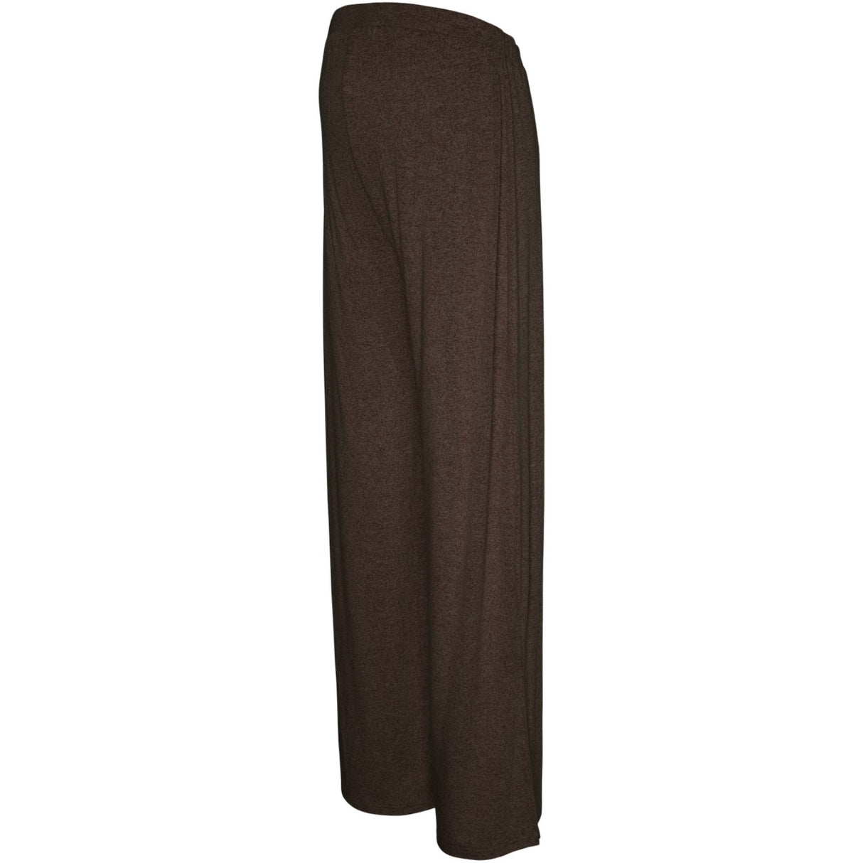 Mama;licious Chocolate Brown Melange Mlkira Wide Jrs Byxor Hw