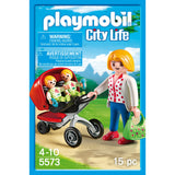 Playmobil® Mother With Twin Stroller