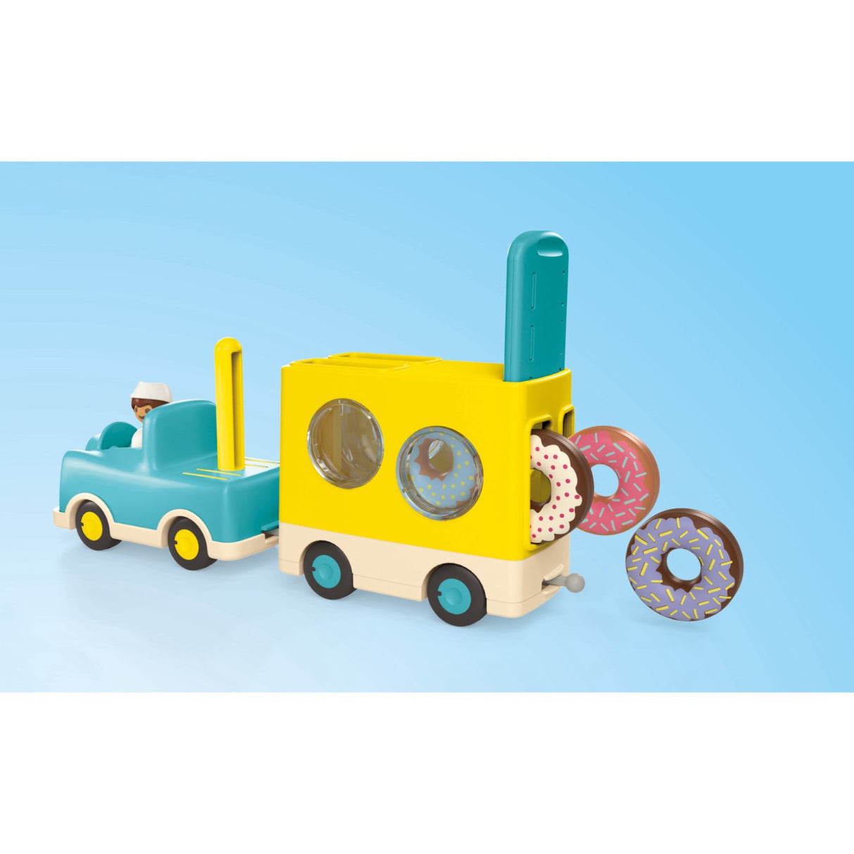Playmobil® Junior Crazy Donut Lastbil With Stacking And Sorting Feature