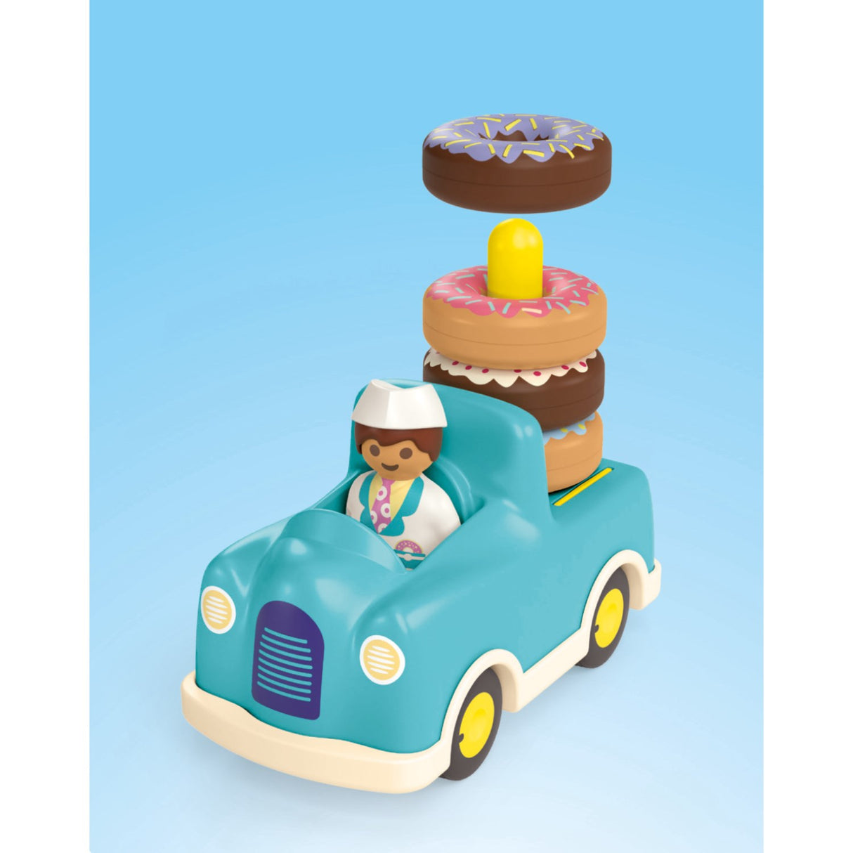 Playmobil® Junior Crazy Donut Lastbil With Stacking And Sorting Feature