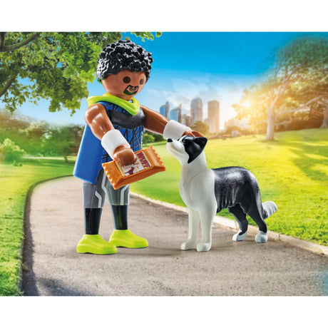 Playmobil® Jogger With Border Collie