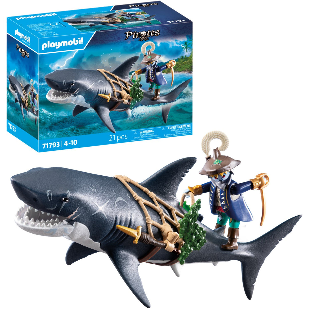 Playmobil® Giant Shark With Pirate