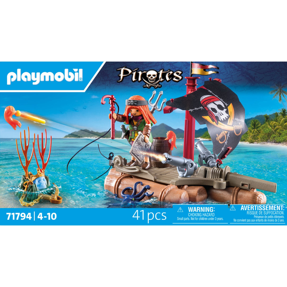 Playmobil® Pirate Raft With Treasure