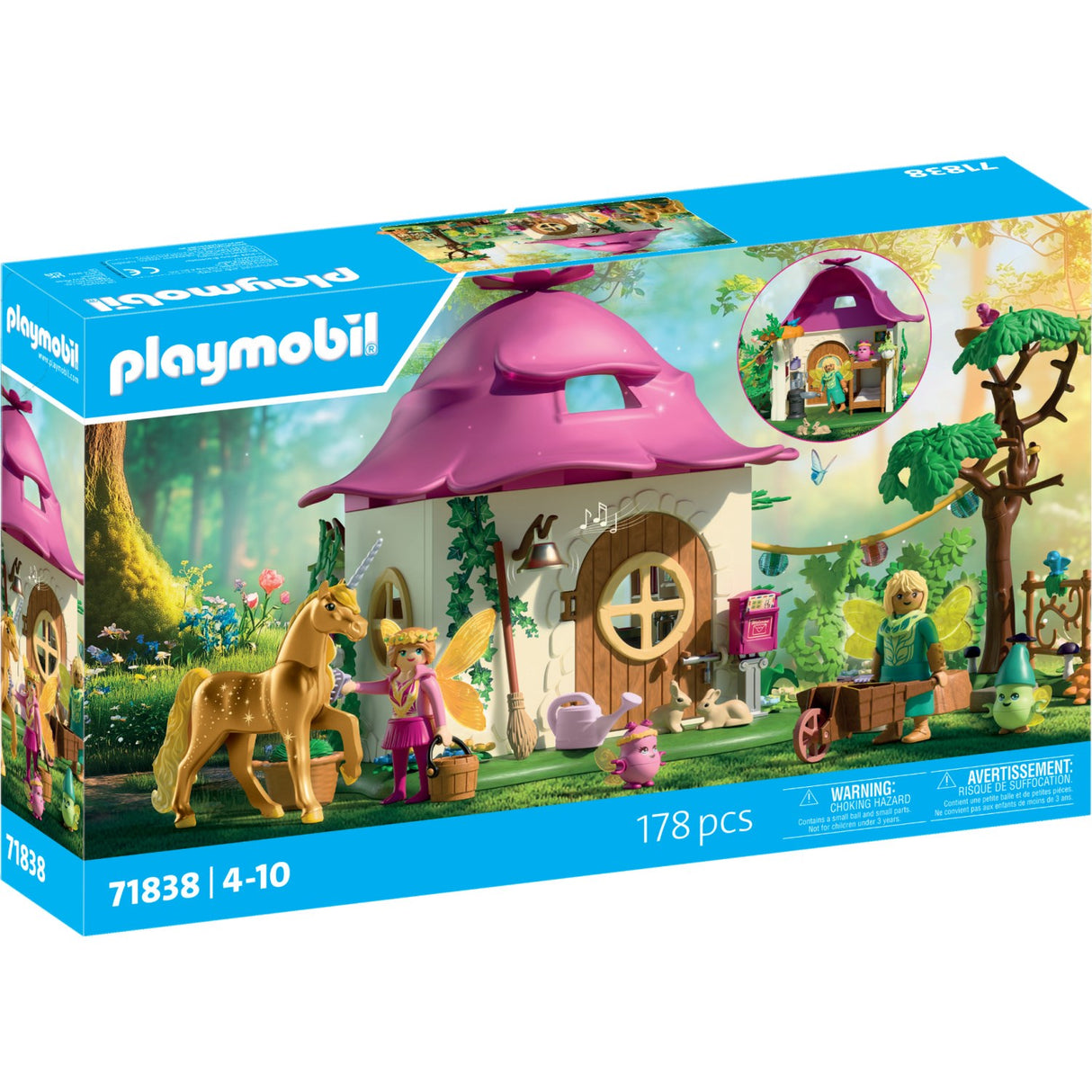 Playmobil® Cozy Fe Home With Golden Unicorn