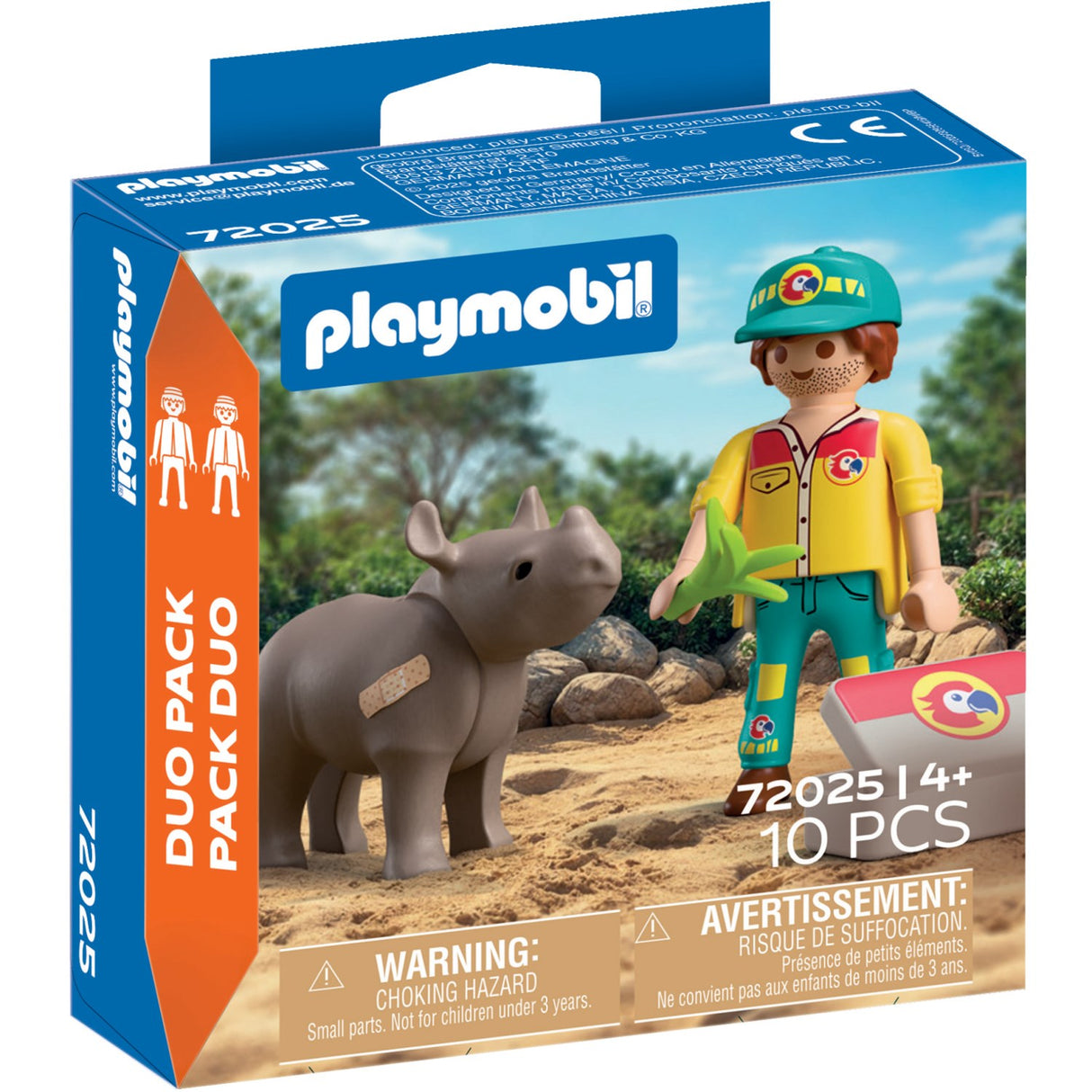 Playmobil® DuoPack Ranger With Rhino
