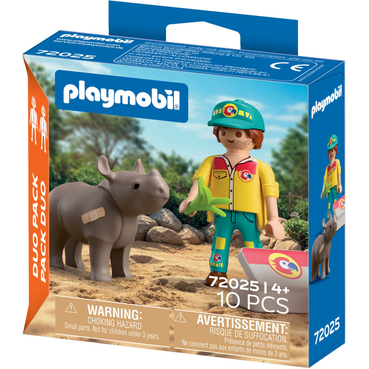 Playmobil® DuoPack Ranger With Rhino