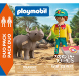 Playmobil® DuoPack Ranger With Rhino