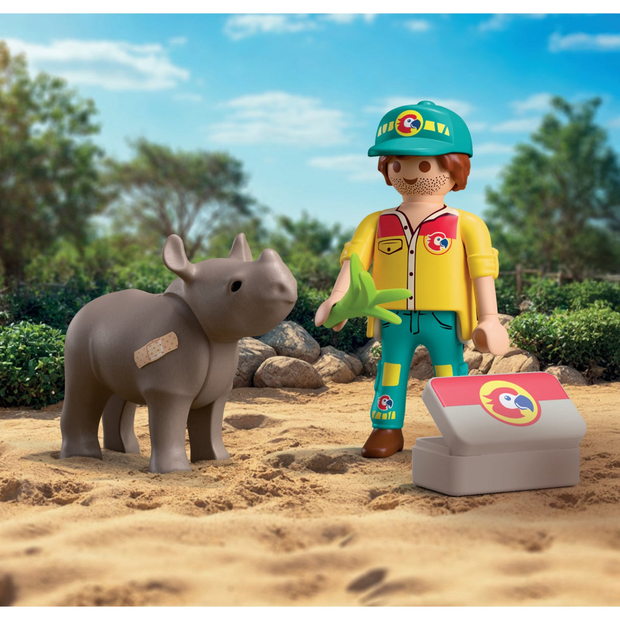 Playmobil® DuoPack Ranger With Rhino