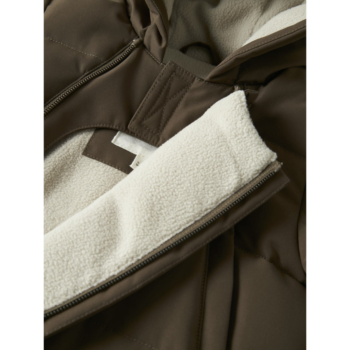 Lil'Atelier Dark Earth Nbnlamedow03 Puffer Flygdräkt Fo Lil