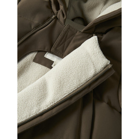Lil'Atelier Dark Earth Nbnlamedow03 Puffer Flygdräkt Fo Lil