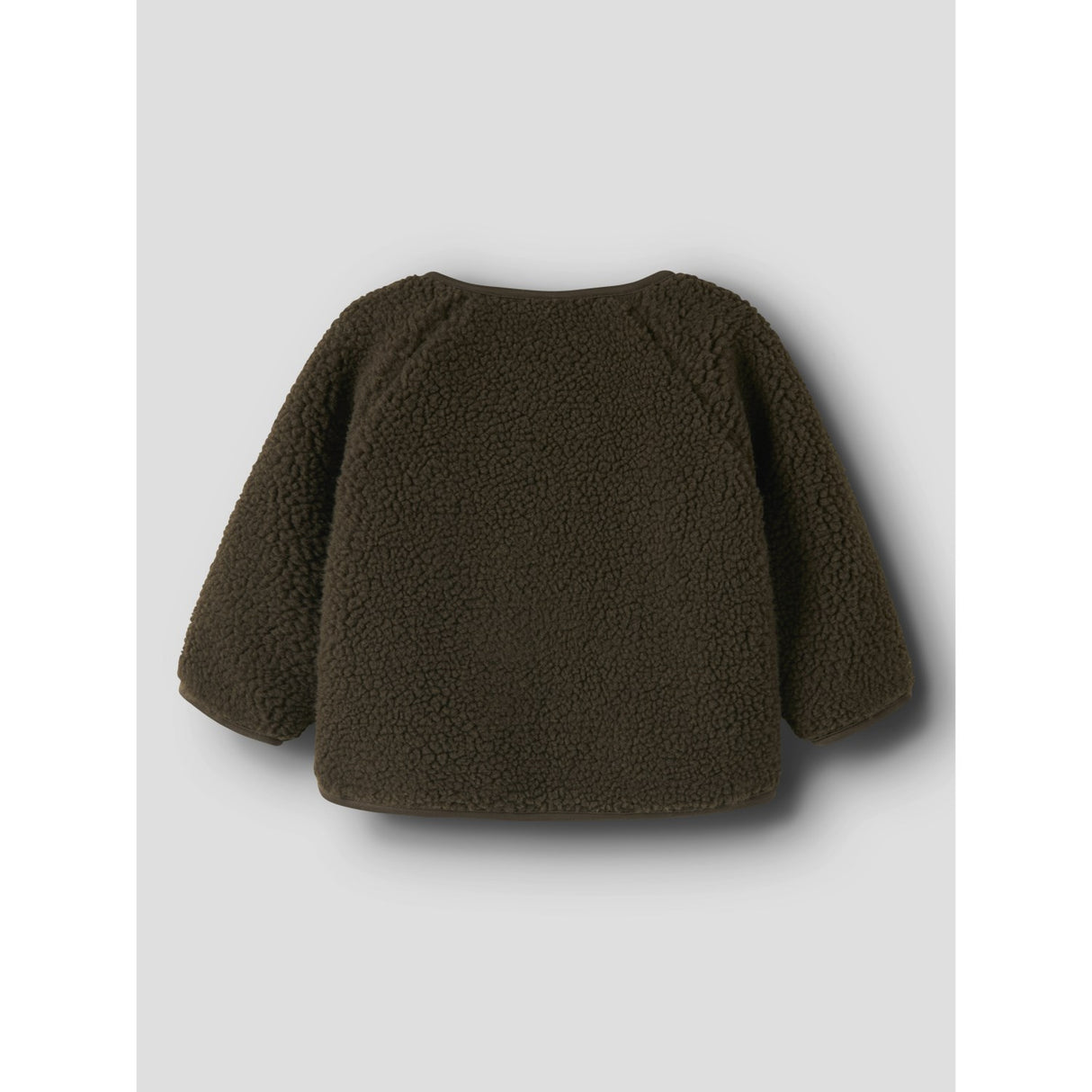 Lil'Atelier Dark Earth Nbnnalo Bia Loose Sherpa Jacka Lil
