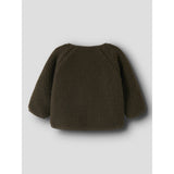 Lil'Atelier Dark Earth Nbnnalo Bia Loose Sherpa Jacka Lil