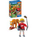 Playmobil® Zoo: Tiger And Visitor