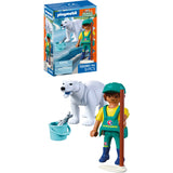 Playmobil® Zoo: Polar Björn And Zookeeper